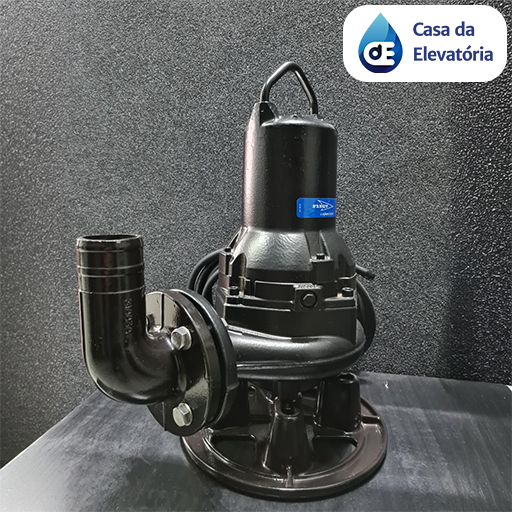 Bomba Flygt para drenagem de água suja