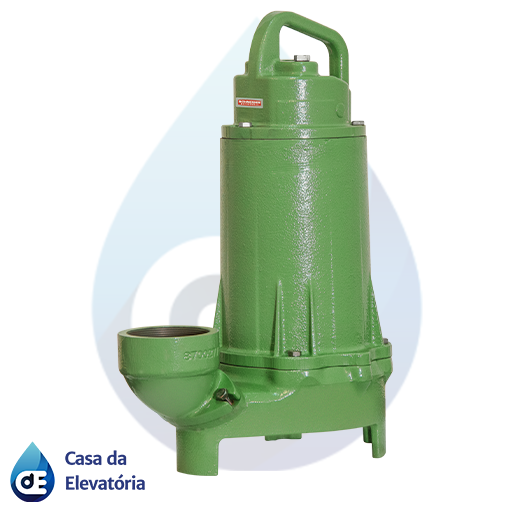 Bomba submersível para esgoto de uso municipal