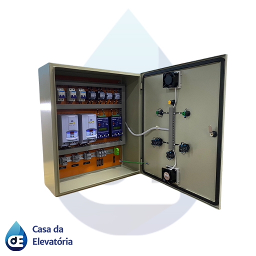 Quadro profissional para automação de bombas hidráulicas