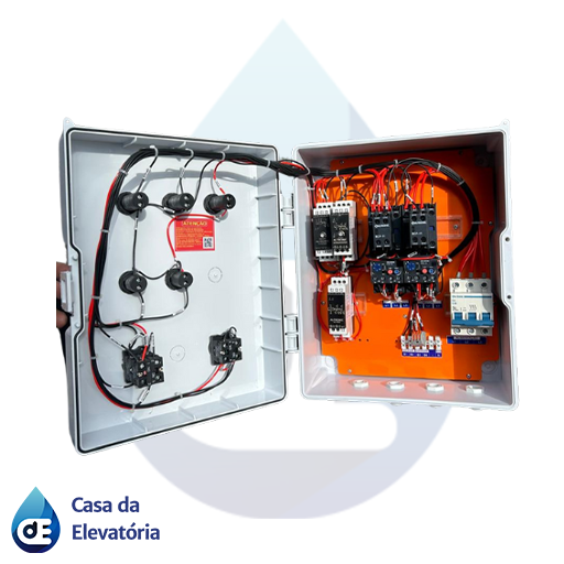 Quadro profissional para automação de bombas hidráulicas