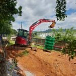 Instalação de Elevatória Compacta com bomba Helicoidal em indústria em Itatiba-SP  